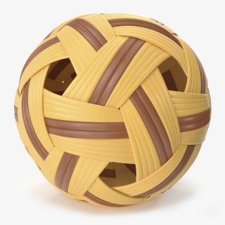 3D model Sepak Takraw Sport Kick Rattan Ball