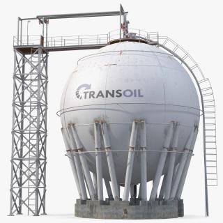 3D model Crude Oil Storage Tank(1)