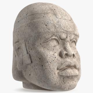 3D model Statue Olmec Colossal Head New