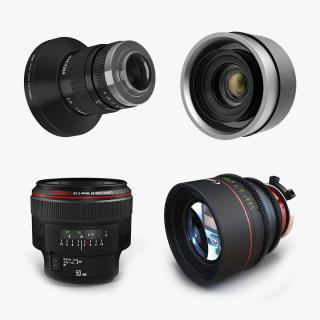 3D Camera Lenses Collection 2