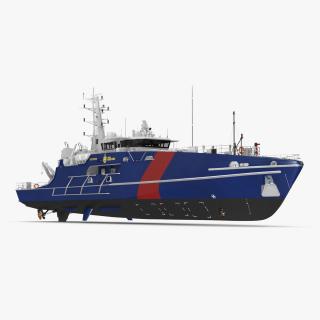 3D Patrol Vessel ABFC Cape Byron Rigged