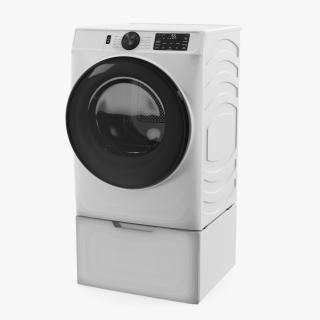 3D Modern Dryer White model