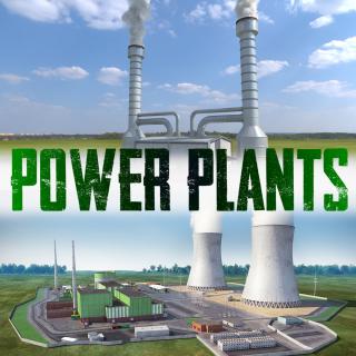 3D Power Plants 3D Models Collection model