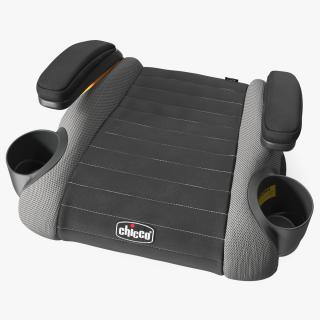 Backless Car Seat Chicco Grey 3D model