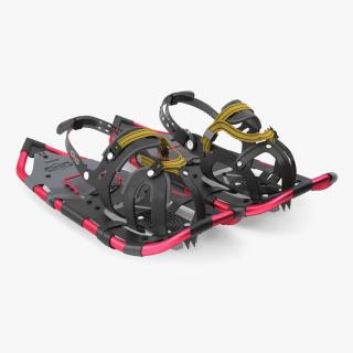 Tourist Snowshoes Atlas Red 3D