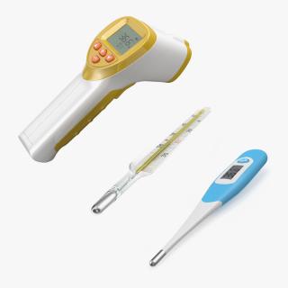 3D Medical Thermometers Collection 2 model