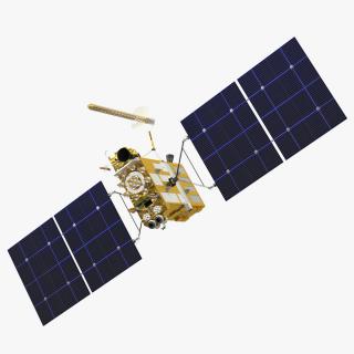 Satellite GLONASS-K 3D model