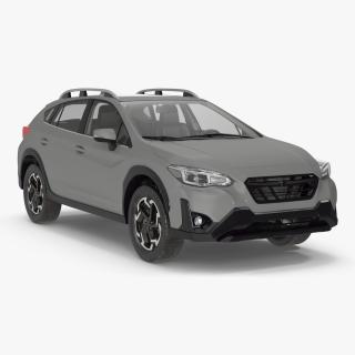 3D Compact Hybrid SUV Gray model