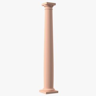 3D Smooth Sandstone Column model