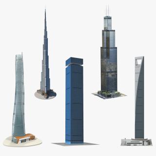 Skyscrapers Collection 3 3D model