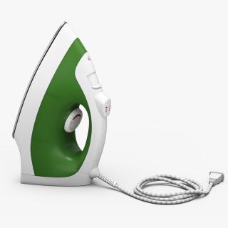 3D Steam Iron Green