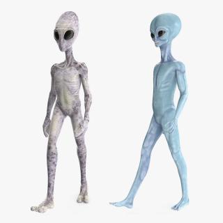 3D Space Aliens Collection model