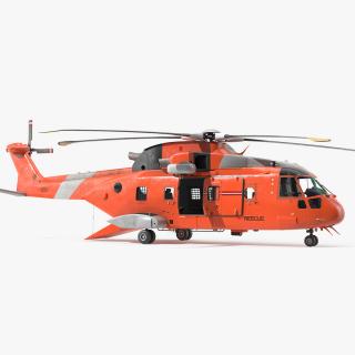 3D Search and Rescue Helicopter model