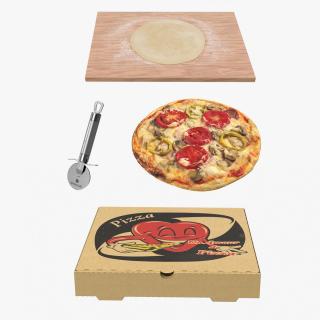 Pizza Prepearing Collection 2 3D model