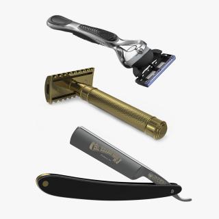 Shaving Razors Collection 2 3D