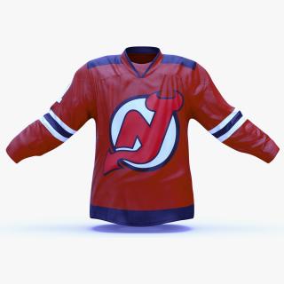 3D Hockey Jersey NJ Devils model