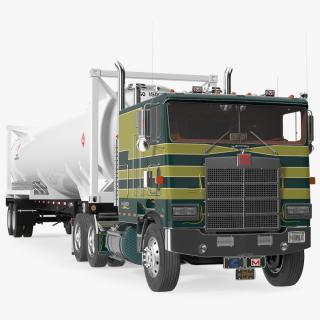 3D Marmon Truck with LNG Semi Trailer Gas Tank model