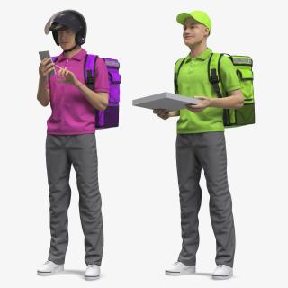 3D Delivery Men Collection model