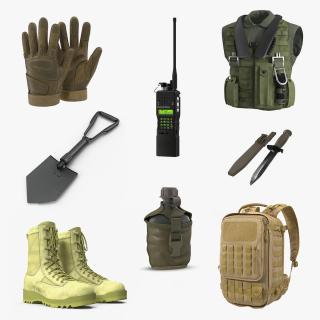 Military Stuff Collection 3 3D