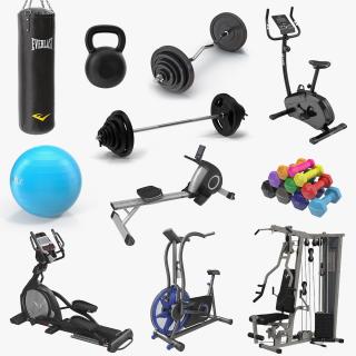 3D Gym 3D Models Collection 2