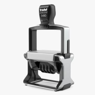 Trodat Professional 5480 Self Inking Date Stamp 3D