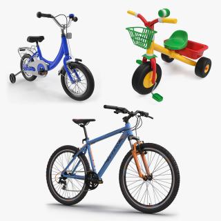 Child Bikes 3D Models Collection 3D