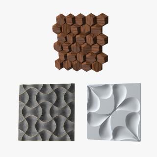 Wall Panels Collection 3D