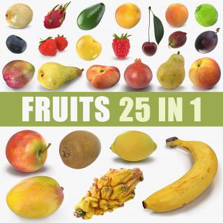 Fruits 3D Models Collection 4 3D model