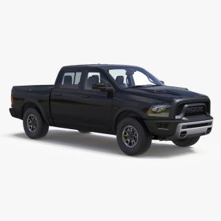 RAM 1500 Pickup Truck Simple Interior 3D