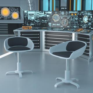 Modern Swivel Sci fi Office Chairs 3D model