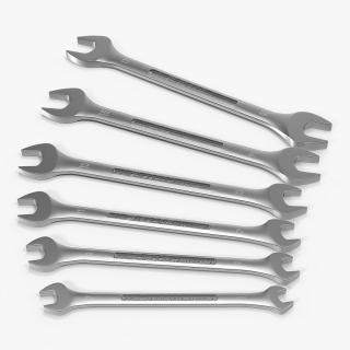 3D Facom Open End Spanner Set