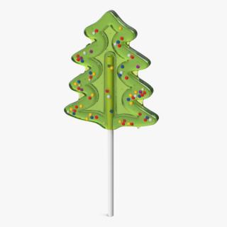 3D model Christmas Fir Tree Lollipop for 3D Print