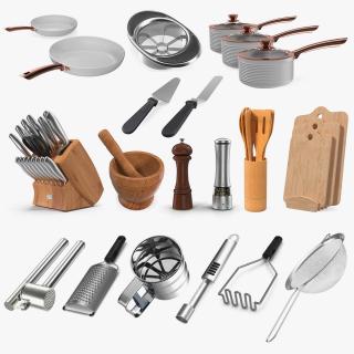 3D model Kitchenware Collection 10