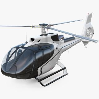 Light Civil Helicopter 3D