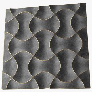 3D Wall Panel Wave Metal