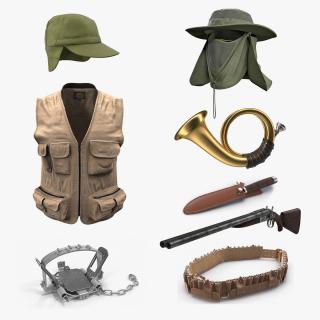 3D model Hunting Equipment Collection 4