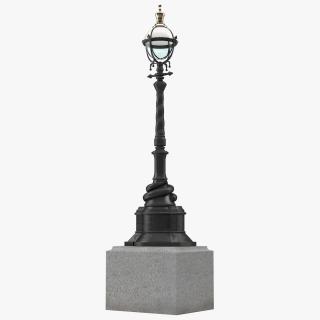 3D Outdoor Decorative Street Lantern model