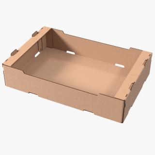 3D Stackable Corrugated Cardboard Fruit Tray