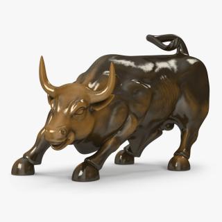 3D model Wall Street Charging Bull Sculpture