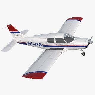 Private Aircraft Piper PA-28 Cherokee 3D