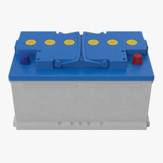 12 Volt Car Battery 3D model