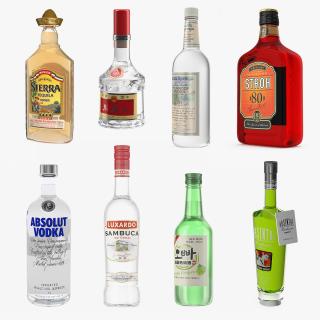 Alcoholic Drinks Collection 6 3D model