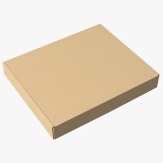 3D model Cardboard Closed Flat Box