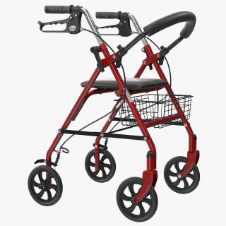 3D Drive Medical Four Wheel Rollator model