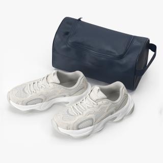 Fitness Shoe Bag and Fashion Sneakers 3D