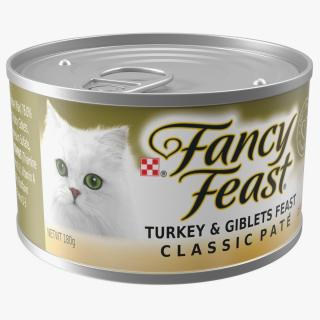 Cat Canned Food Fancy Feast 3D