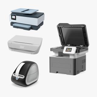 3D model Multifunction Printers Collection 2