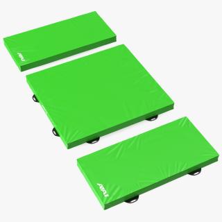 3D Sports Mat Green