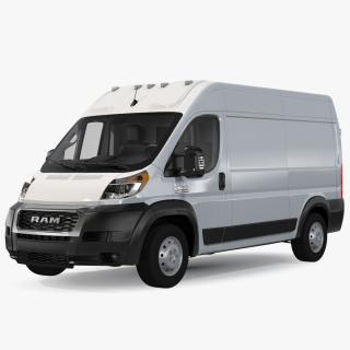 3D 2022 RAM Promaster 136 Simple Interior model