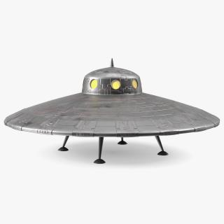 Dirt UFO Ship Stand 3D model